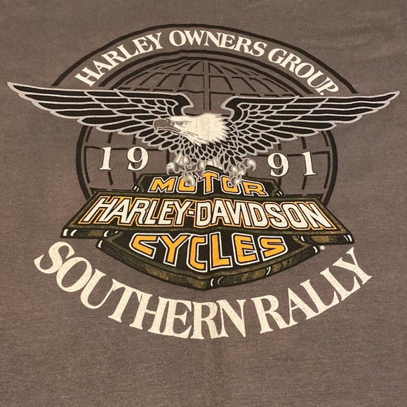 COPY - Harley-Davidson 1991 Southern Rally April 26-28 Longview, TX tshirt size… - Picture 2 of 9